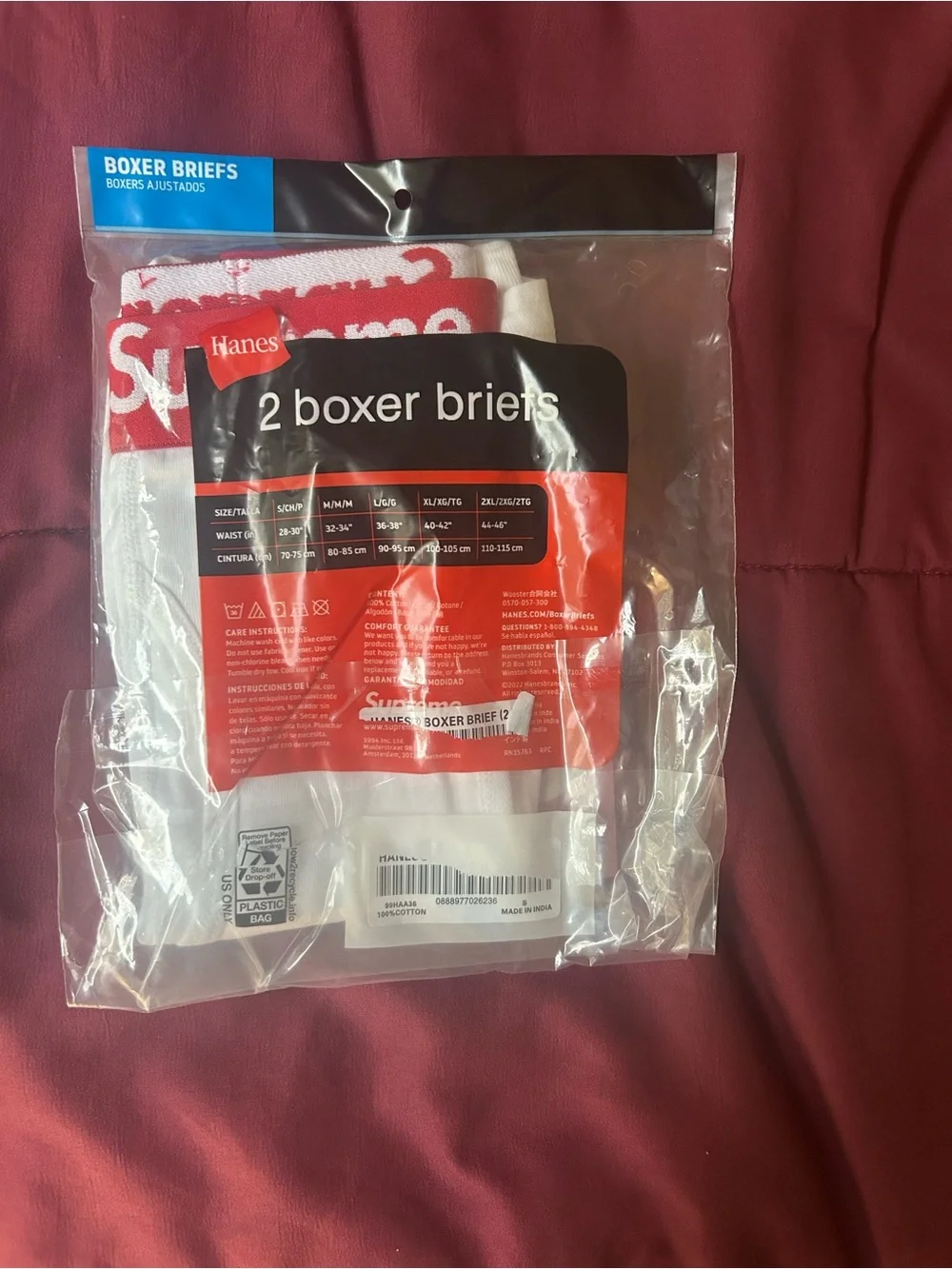 Supreme branded boxer